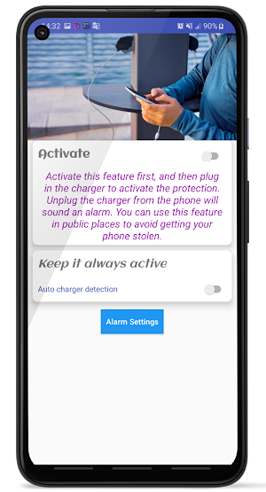 Don't Touch My Phone - smart security alarm Screenshot 3