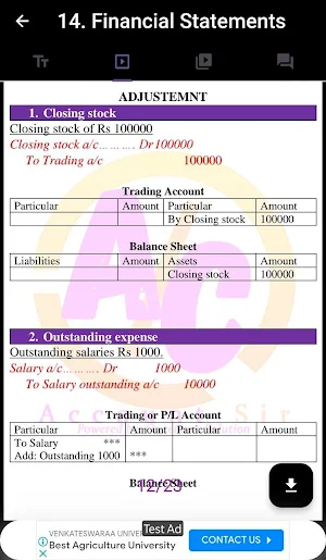 Account Sir -Class Notes 11/12 Screenshot 3