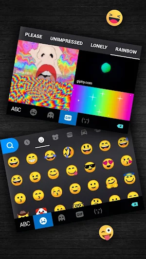 Black Simple Business Keyboard Theme Screenshot 3