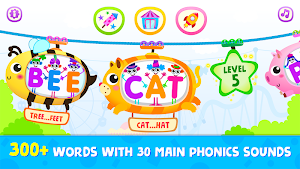 Phonics: Reading Games for Kids & Spelling Apps Screenshot 0