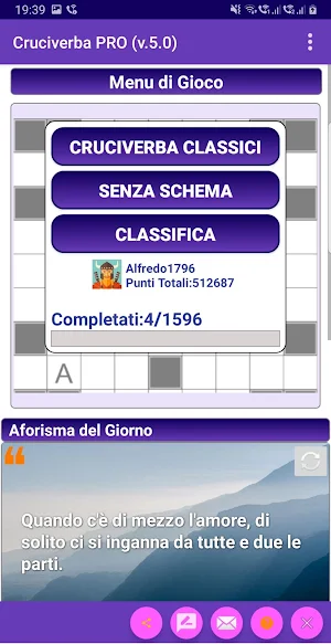 Cruciverba Italiani App PRO - Parole Crociate Screenshot 0