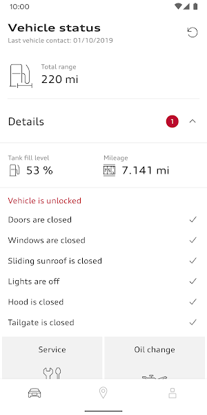 myAudi Screenshot 1