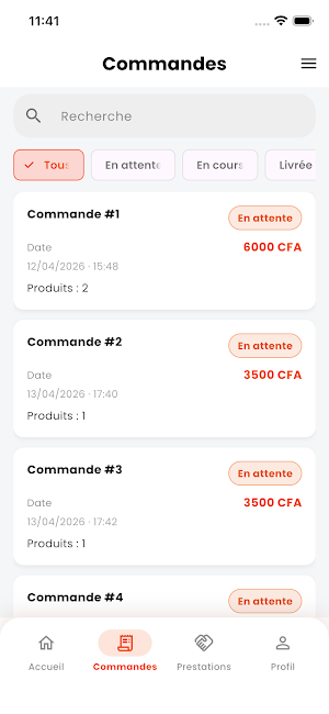 Service chap Screenshot 3