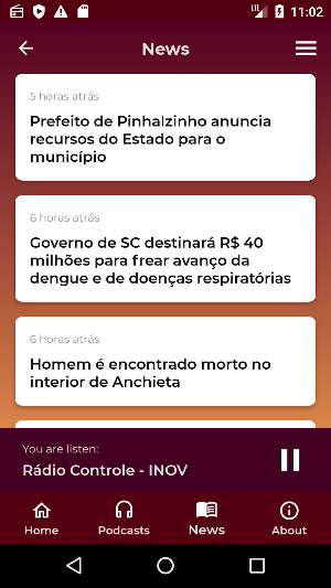 Rádio Access Play Demonstração Screenshot 2