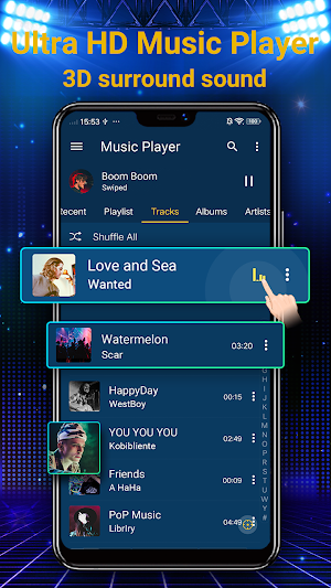 Music Player - 10 Bands Equalizer MP3 Audio Player Screenshot 1