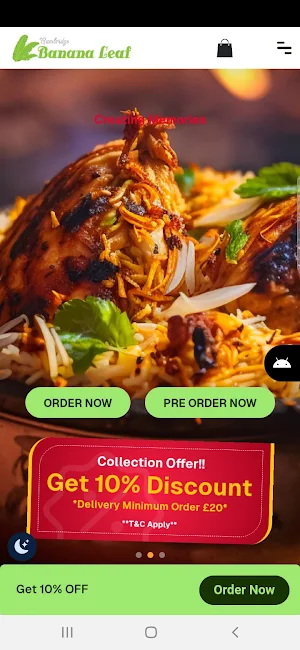 Banana Leaf Cambridge Screenshot 2