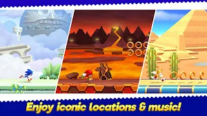 Sonic Runners Adventure - Fast Action Platformer Screenshot 1