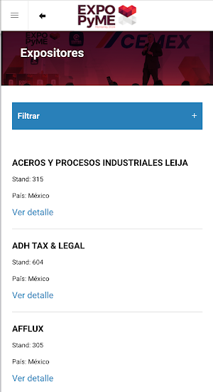 Expo PyME Monterrey Screenshot 1