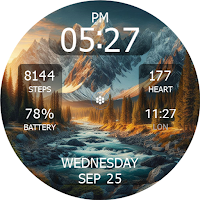 Key WF42 Mountain Watch Face