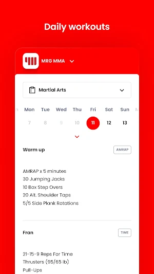 MRG MMA Screenshot 3
