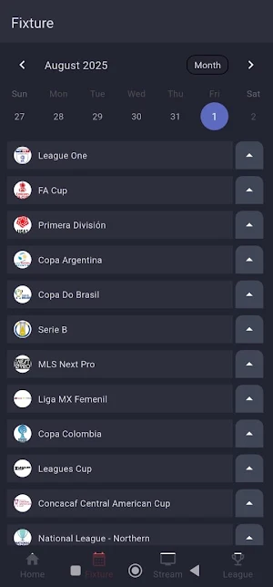 Football Live TV Screenshot 3