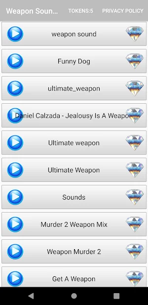 Weapon Sound Tones Screenshot 1