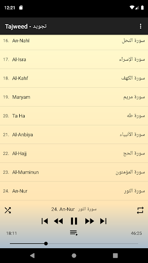 المنشاوي تجويد بدون نت 2/3 Screenshot 3