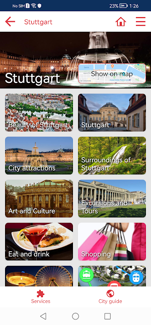 Stuttgart City Guide Screenshot 1