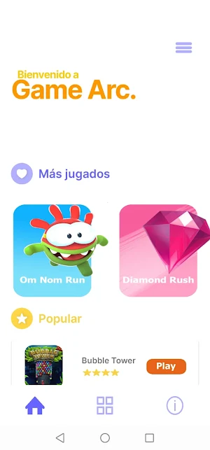 Game Arc - Disfruta de muchos juegos con un clic Screenshot 1