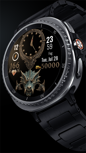 Steampunk Dragon Watch Face Screenshot 3