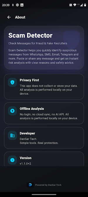 Scam Detector Screenshot 2