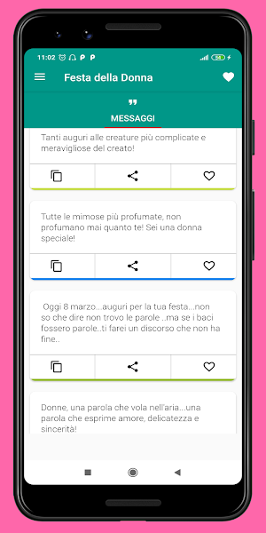 festa della donna magnifici SMS 2021 Screenshot 3