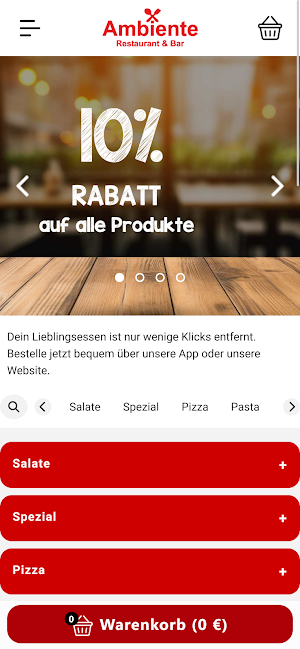 Ambiente Restaurant Screenshot 0