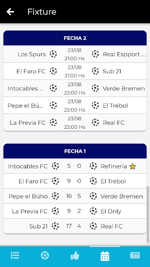 La Champions Li Torneos Screenshot 3