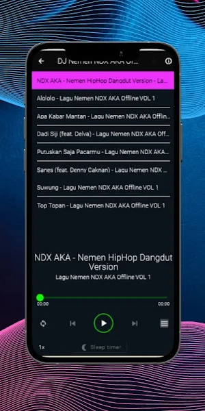 Lagu Nemen NDX AKA Offline Screenshot 2