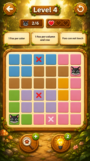 Foxdoku: Sudoku Logic Puzzle Screenshot 3