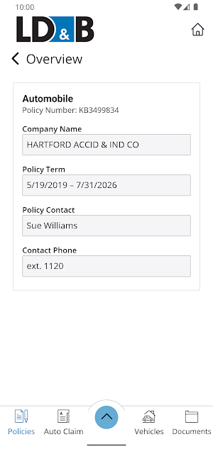 Your LD&B - Mobile Client App Screenshot 3