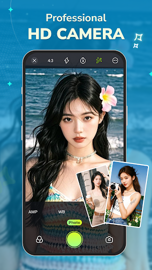 HD Beauty Camera Editor Screenshot 0