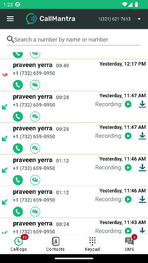 CallMantra Screenshot 3