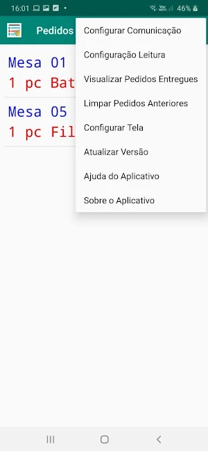 Pedidos Server Screenshot 3
