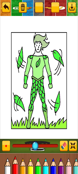 Superhero Coloring Screenshot 3
