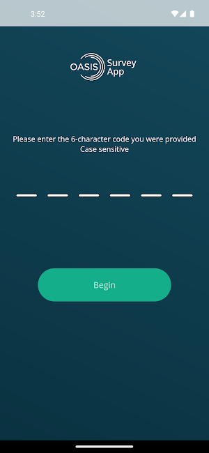 Oasis Survey Screenshot 0