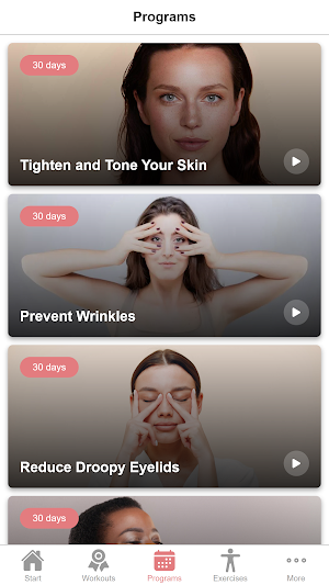 Face Yoga - Facial Exercises To Do At Home Screenshot 1