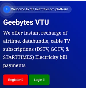Geebytes VTU Screenshot 0