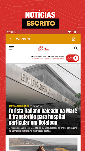 Rádio Tupi ao Vivo 96.5 FM Screenshot 3