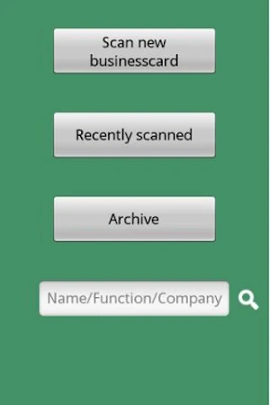 Business card manager Screenshot 0