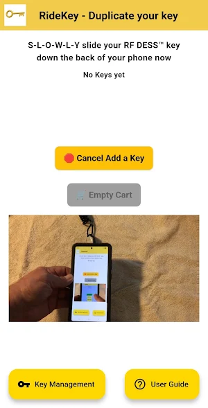 RideKey Screenshot 1