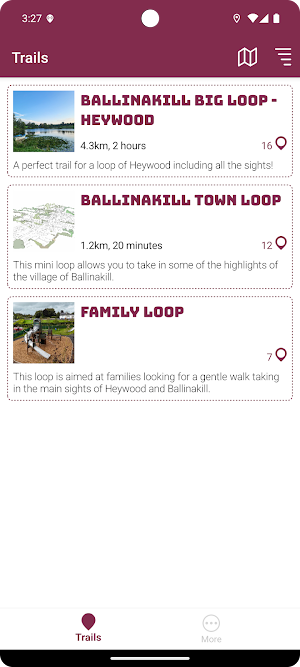 Ballinakill & Heywood Trails Screenshot 0