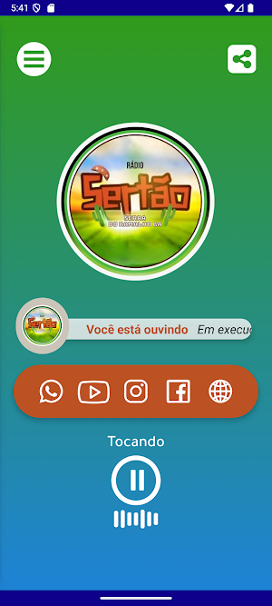Web Rádio Sertão Screenshot 1