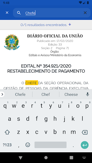 Diário Oficial da União (DOU) Screenshot 2