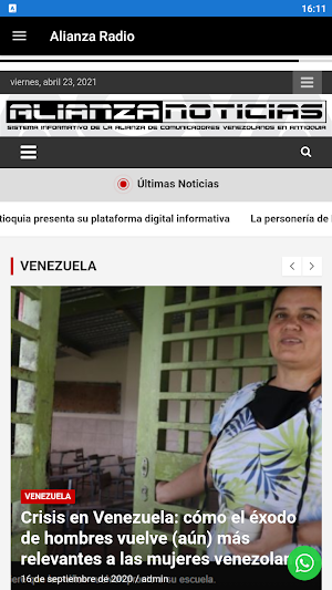 Alianza Radio Screenshot 2