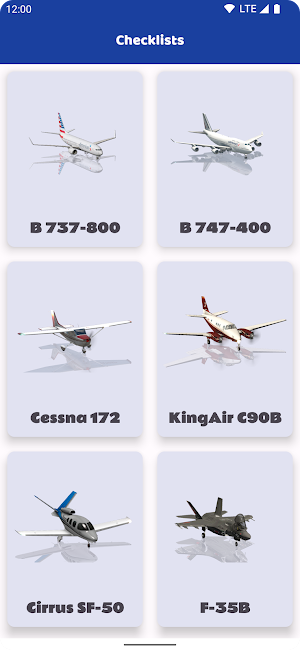 Flight Checklist Screenshot 0