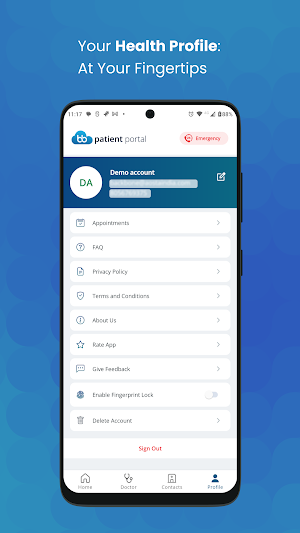 Indiana Patient Portal Screenshot 2