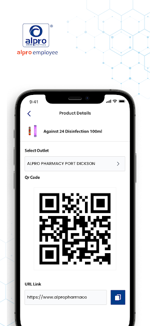 Alpro Employee App Screenshot 1