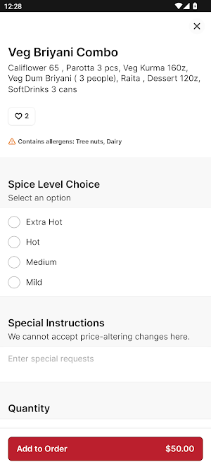 Chettinadu Indian Cuisine Screenshot 2