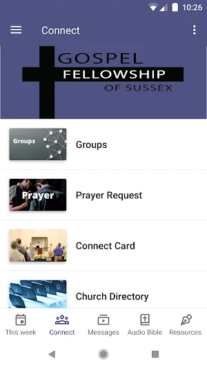 Gospel Fellowship of Sussex Screenshot 1