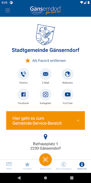 Gänserndorf App Screenshot 2