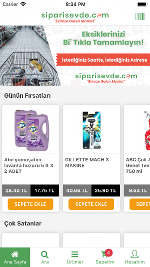 Sipariş Evde Screenshot 0