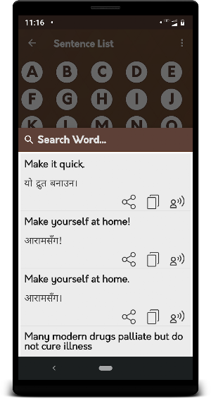 English to Nepali Translator- Nepali Dictionary Screenshot 2