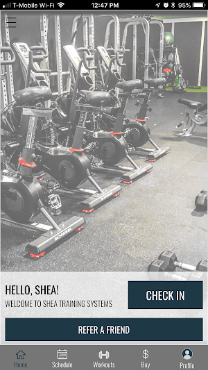 Shea Training FitApp Screenshot 1